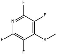 Pyridine, 2,3,5,6-tetrafluoro-4-(methylthio)- (9CI) Structure