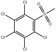 methylsulfonylpentachlorobenzene Structure