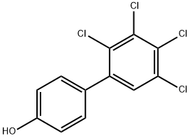 4-HYDROXY-2',3',4',5'-TETRACHLOROBIPHENYL Structure