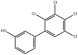 3-HYDROXY-2',3',4',5'-TETRACHLOROBIPHENYL Structure