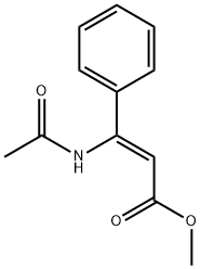 2-Propenoic acid, 3-(acetylaMino)-3-phenyl-, Methyl ester, (2Z)- Structure