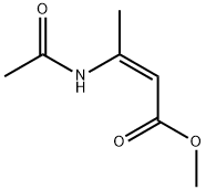 2-丁烯酸,3-(乙酰氨基)-,甲酯,(2Z)- 结构式