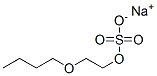 sodium 2-butoxyethyl sulphate Structure