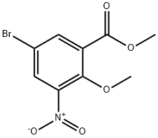 Methyl 5-bromo-2-methoxy-3-nitrobenzoate Structure
