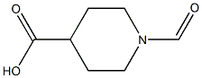 4-Piperidinecarboxylic acid, 1-formyl-, (-)- (9CI) Structure