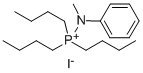 TRIBUTYL-N-METHYL-N-PHENYLPHOSPHORANAMINE IODIDE 结构式