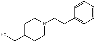 [1-(2-苯基乙基)-4-哌啶基]甲醇 结构式