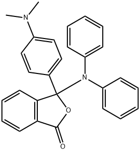 3-[4-(dimethylamino)phenyl]-3-(diphenylamino)phthalide Structure