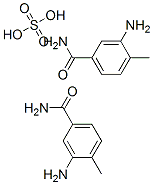 bis(3-amino-4-methylbenzamide) sulphate 结构式