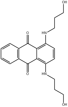 1,4-bis[(3-hydroxypropyl)amino]anthraquinone 结构式