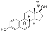 6,7-脱氢乙炔基雌二醇, 67703-68-8, 结构式