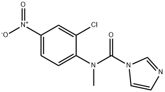 1H-Imidazole-1-carboxamide, N-(2-chloro-4-nitrophenyl)-N-methyl- 结构式