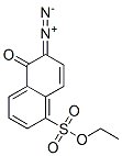 ethyl 6-diazo-5,6-dihydro-5-oxonaphthalene-1-sulphonate 结构式
