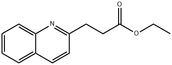 2-Quinolinepropanoic acid, ethyl ester 结构式