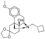 (-)-3-Methoxy Butorphanol 6-Ethylene Ketal 结构式