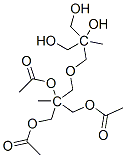2,2'-[oxybis(methylene)]bis[2-(hydroxymethyl)propane-1,2-diol] triacetate 结构式