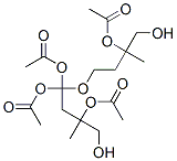 2,2'-[oxybis(methylene)]bis[2-(hydroxymethyl)propane-1,3-diyl] tetraacetate 结构式