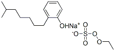 sodium isooctylphenol ethoxysulfate 结构式