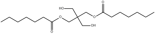 2,2-bis(hydroxymethyl)propane-1,3-diyl bisheptanoate Structure
