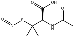 2-acetamido-3-methyl-3-(nitrososulfanyl)butanoic acid Structure
