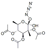 METHYL 2,3,4-TRI-O-ACETYL-BETA-D-GLUCOPYRANURONOSYL AZIDE 结构式