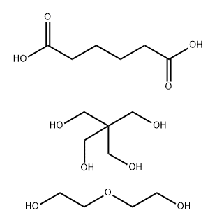 2,2-bis(hydroxymethyl)propane-1,3-diol: hexanedioic acid: 2-(2-hydroxy ethoxy)ethanol 结构式