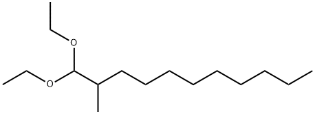 1,1-Diethoxy-2-methylundecane Structure