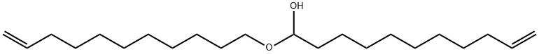 1-(10-Undecenyloxy)-10-undecen-1-ol 结构式