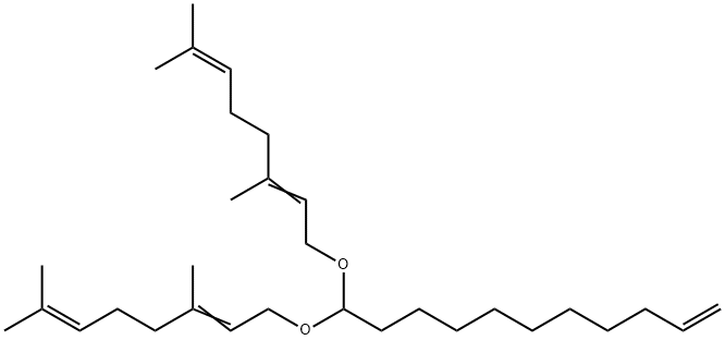 UndecylenicAldehydeDigeranylAcetal 结构式