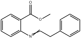 methyl 2-[(2-phenylethylidene)amino]benzoate Structure