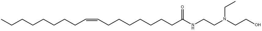 (Z)-N-[2-[ethyl(2-hydroxyethyl)amino]ethyl]-9-octadecenamide 结构式