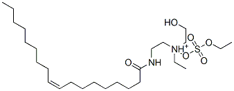 ethyl(2-hydroxyethyl)[2-(oleoylamino)ethyl]ammonium ethyl sulphate 结构式