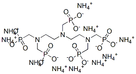 decaammonium [[bis[2-[bis(phosphonatomethyl)amino]ethyl]amino]methyl]phosphonate 结构式