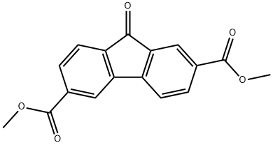 dimethyl 9-oxo-9H-fluorene-2,6-dicarboxylate Structure