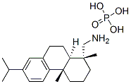 [1R-(1alpha,4abeta,10aalpha)]-1,2,3,4,4a,9,10,10a-octahydro-7-isopropyl-1,4a-dimethylphenanthren-1-methanamine phosphate Structure