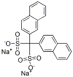 disodium di-2-naphthylmethanedisulphonate Structure