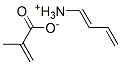 [(1E)-buta-1,3-dienyl]azanium, 2-methylprop-2-enoic acid 结构式
