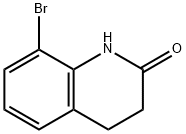 8-溴-3,4-二氢-1H-喹啉-2-酮 结构式