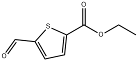 5-甲酰基噻吩-2-甲酸 乙酯 结构式