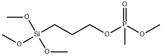 methyl 3-(trimethoxysilyl)propyl methylphosphonate 结构式