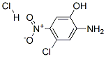 2-amino-4-chloro-5-nitrophenol monohydrochloride Structure