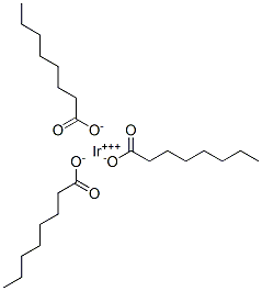 iridium(3+) octanoate Structure