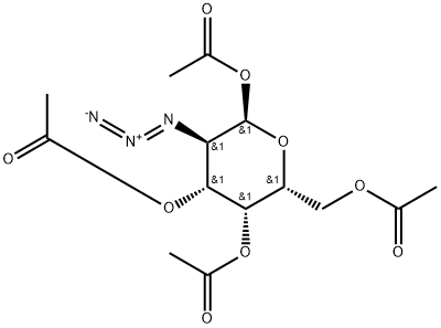 1,3,4,6-TETRA-O-ACETYL-2-AZIDO-2-DEOXY-ALPHA-D-GALACTOPYRANOSE Structure