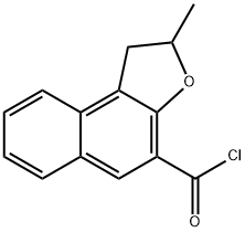 1,2-Dihydro-2-methylnaphtho[2,1-b]furan-4-carboxylic acid chloride 结构式