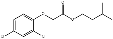 3-methylbutyl 2-(2,4-dichlorophenoxy)acetate 结构式