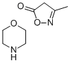 3-甲基异唑-5(4H)-酮 吗啉盐, 67823-26-1, 结构式