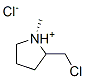 (S)-2-(chloromethyl)-1-methylpyrrolidinium chloride Structure