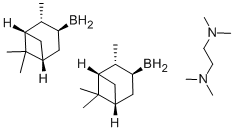 (-)-异松蒎基硼烷TMEDA复合物, 67826-92-0, 结构式