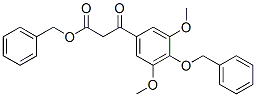 benzyl 3-[4-(benzyloxy)-3,5-dimethoxyphenyl]-3-oxopropionate 结构式