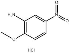 2-甲氧基-5-硝基苯胺盐酸盐, 67827-72-9, 结构式
